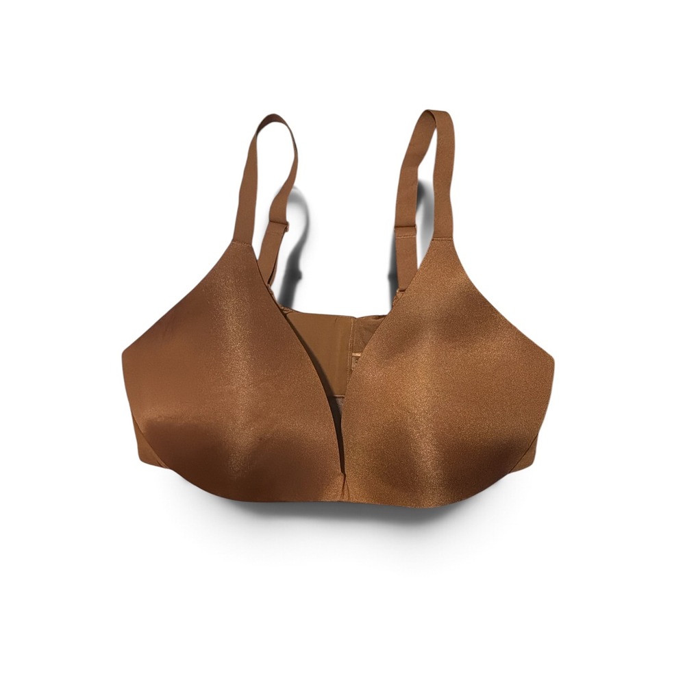 Skims Wireless Form Push-Up Plunge Bra Brown 40D